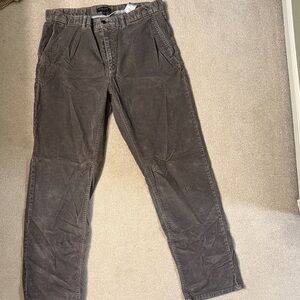 Banana Republic Men's Gray Corduroy Trousers